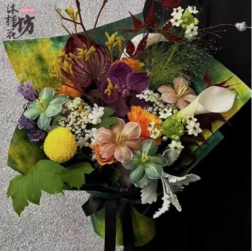 韩式手工褶皱纹理纸----水墨纸（60x60） 商品图1