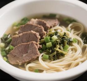 生炒牛肉雪菜拉面