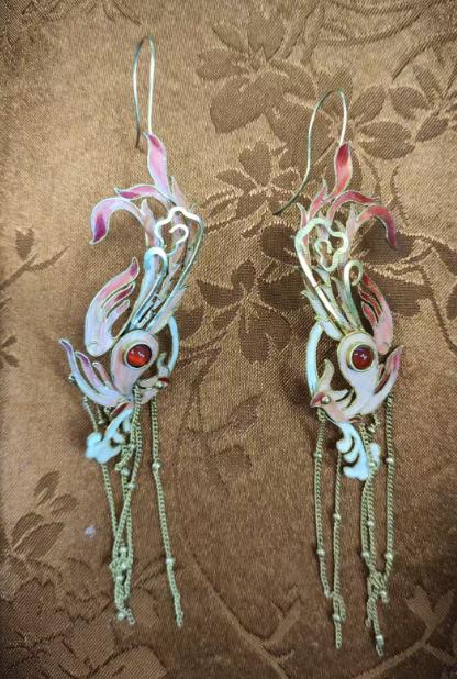 非卖品-花丝镶嵌耳环 商品图0