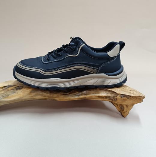 【七夕礼】西村名物2025年秋季新款【潮流板鞋]复古撞色轻便男士休闲鞋国潮圆头男鞋X15CW31171 商品图5