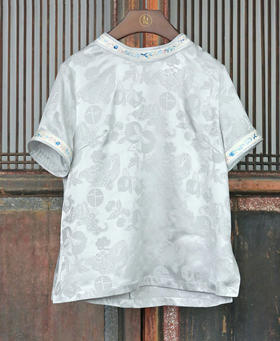 盛唐牡丹| 八宝如意真丝手绣上衣