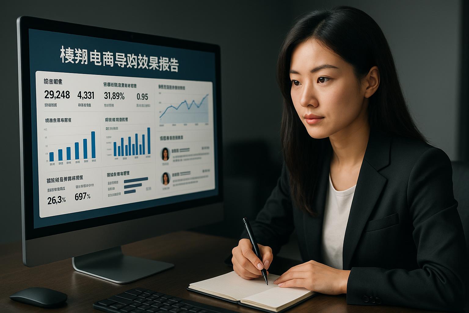 梭翱电商导购的核心转化指标如何？