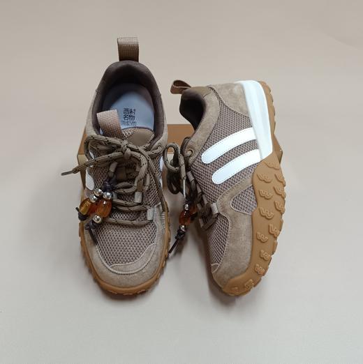 西村名物2025年秋季新款超轻厚底防滑舒适透气系带运动鞋德训鞋X25CM31121 商品图9