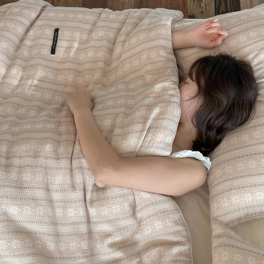 【换季出清】自然醒色织提花棉柔被TD 商品图9