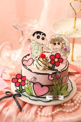 蜡笔小新的约定（突尼斯软籽石榴奶油蛋糕）