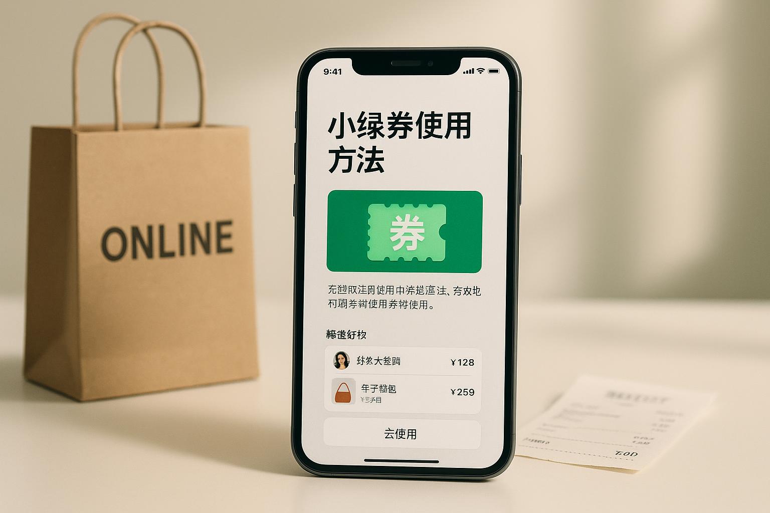 如何领取导购小绿券？