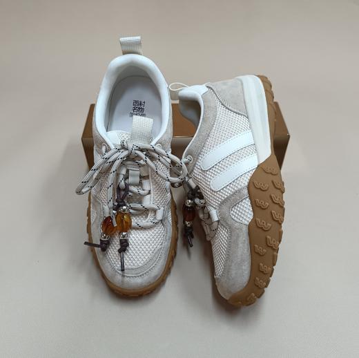 西村名物2025年秋季新款超轻厚底防滑舒适透气系带运动鞋德训鞋X25CM31121 商品图8