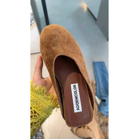 【不退不换】良木礼牛京皮半拖（555-2）