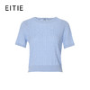 EITIE爱特爱气质通勤简约圆领修身显瘦针织衫秋新款8301001 商品缩略图6