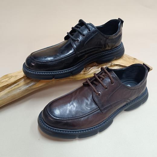 【七夕礼】西村名物2025年秋季新款【商务】纯色轻便男士休闲鞋商务正装男鞋X15CV31031 商品图0