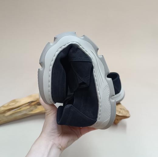 【七夕礼】西村名物2025年秋季新款软底软面男士休闲鞋国潮圆头男鞋X15CW31191 商品图7