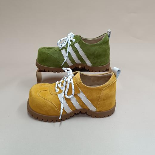 西村名物2025年秋季新款厚底防滑舒适透气系带运动鞋德训鞋面包鞋X25CM30611 商品图2