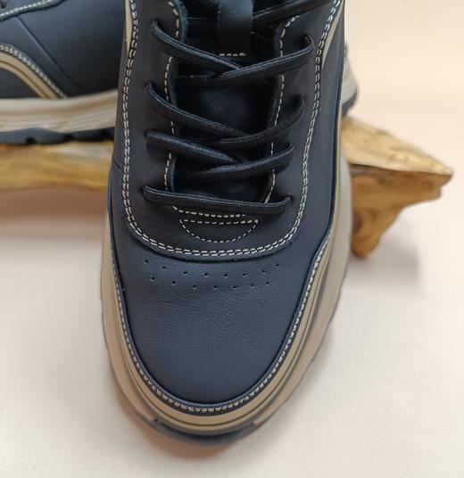 【七夕礼】西村名物2025年秋季新款【潮流板鞋]复古撞色轻便男士休闲鞋国潮圆头男鞋X15CW31171 商品图7