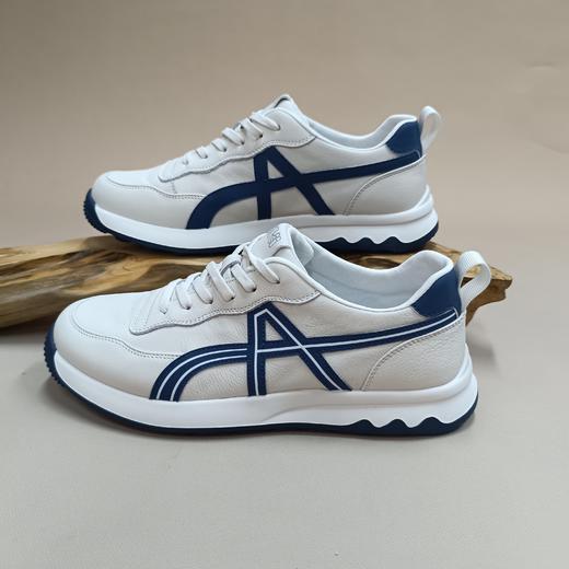 【七夕礼】西村名物2025年秋季新款【潮流板鞋]2复古撞色轻便男士休闲鞋国潮圆头男鞋X15AW16311 商品图0