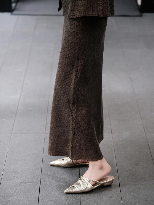 盛唐婧| 轻奢织金香云纱时尚鱼尾裙 商品图1