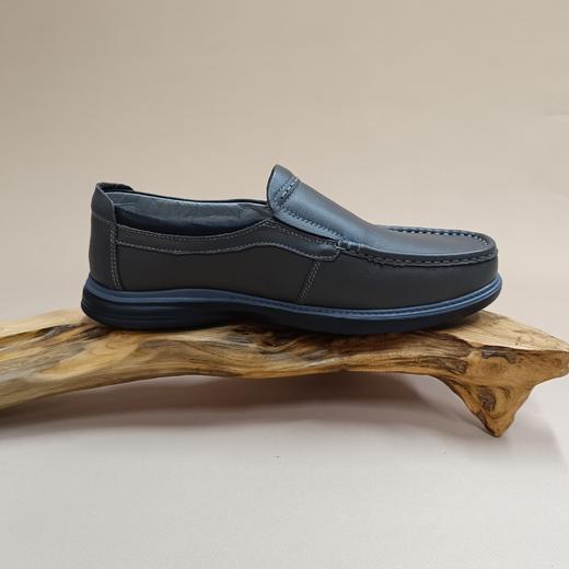 【七夕礼】西村名物2025年秋季新款【商务休闲]复古纯色轻便男士休闲鞋软底软面男鞋X14AW10778 商品图6