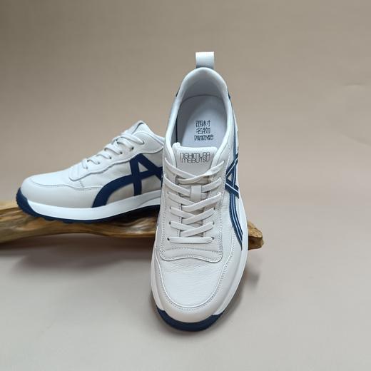 【七夕礼】西村名物2025年秋季新款【潮流板鞋]2复古撞色轻便男士休闲鞋国潮圆头男鞋X15AW16311 商品图2