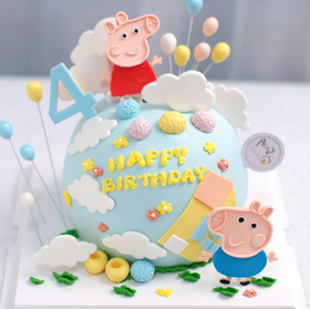 小猪佩奇（有翻糖配件需提前24小时预订）