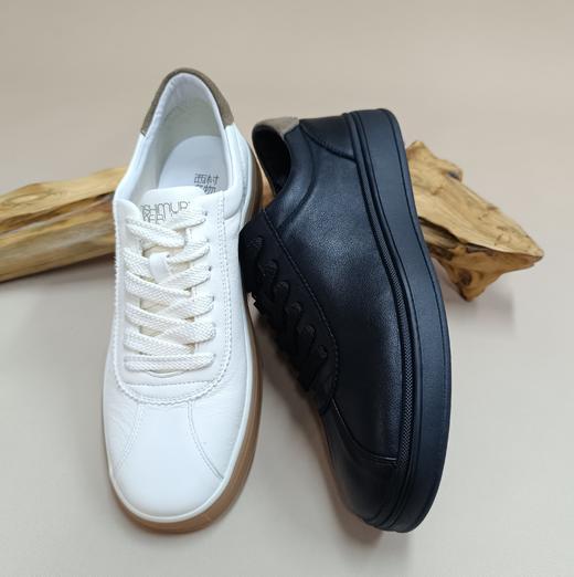 西村名物2025年秋季新款【潮流板鞋]复古撞色轻便男士休闲鞋国潮圆头男鞋X15AW16301 商品图2