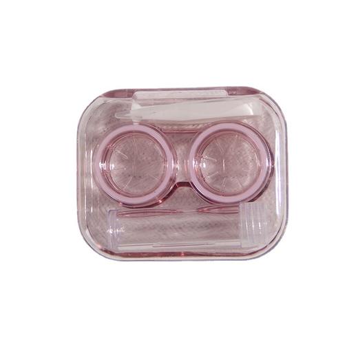 轻度ins风创意隐形眼镜盒 便携透明迷你简约一体伴侣盒美瞳双联盒1个 商品图4