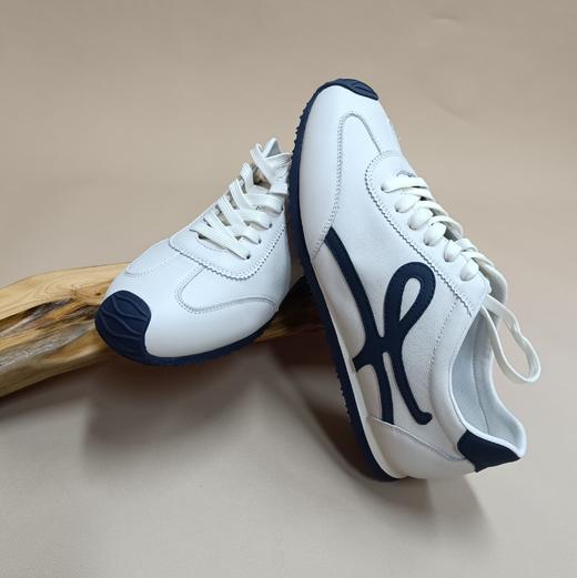 【七夕礼】西村名物2025年秋季新款【潮流板鞋]复古撞色轻便男士休闲鞋国潮圆头男鞋X15CW39181 商品图3