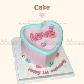 LOVE爱心蛋糕