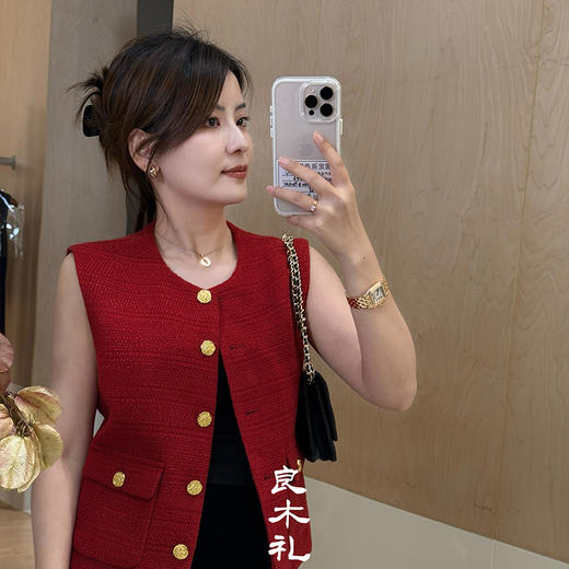 良木礼无袖小香马甲（Q8157） 商品图2