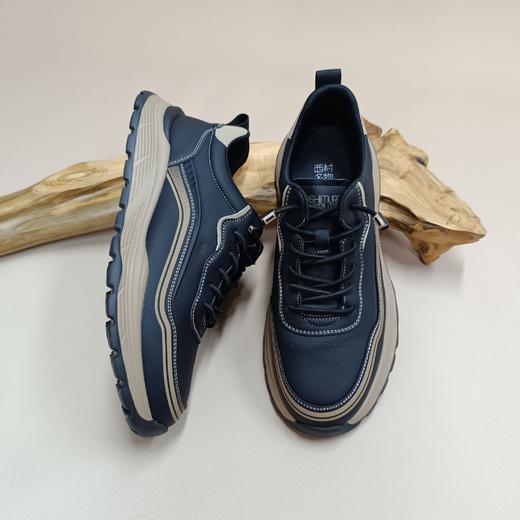 【七夕礼】西村名物2025年秋季新款【潮流板鞋]复古撞色轻便男士休闲鞋国潮圆头男鞋X15CW31171 商品图4