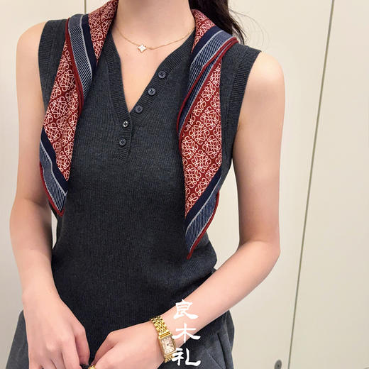 良木礼V领羊毛背心（Q258370F） 商品图6