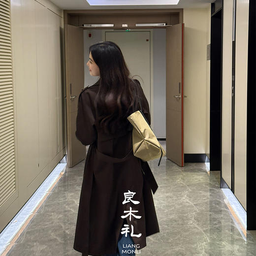 【预售7天】良木礼印花休闲大衣（Q258270） 商品图3