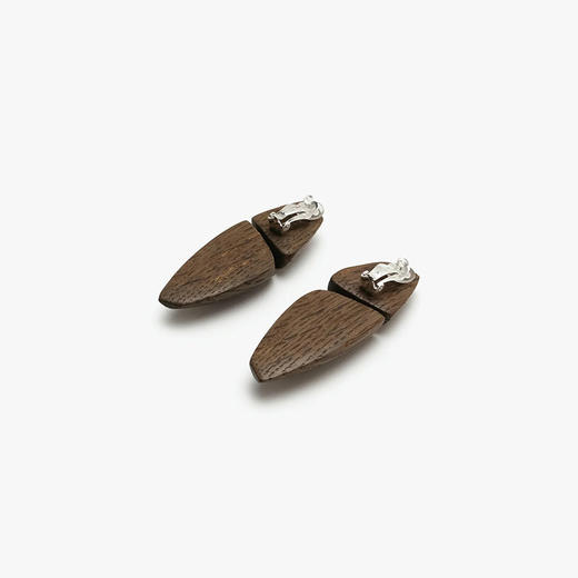 订购8周到｜MONIES-Ara-橡木 耳夹［丹麦设计师］ 商品图3