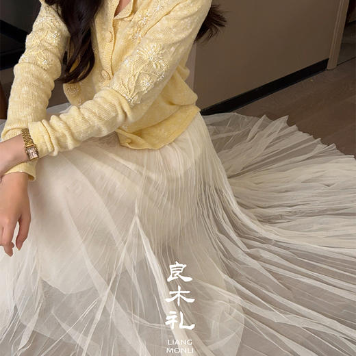 【部分现货】良木礼网纱半身裙(2331) 商品图0