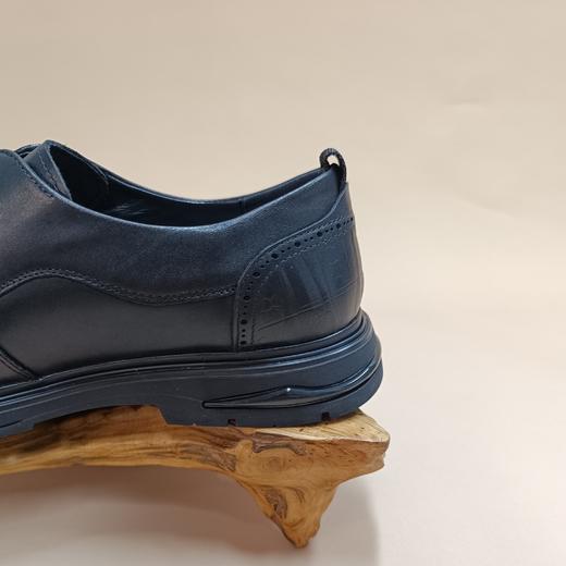 【七夕礼】西村名物2025年秋季新款商务正装男士压花潮鞋男鞋X15CV31271 商品图6