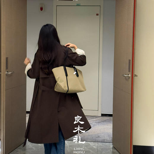 【预售7天】良木礼印花休闲大衣（Q258270） 商品图1