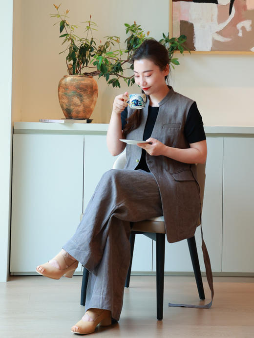 【2026东衣作】新中式马甲（25804011无极） 商品图3