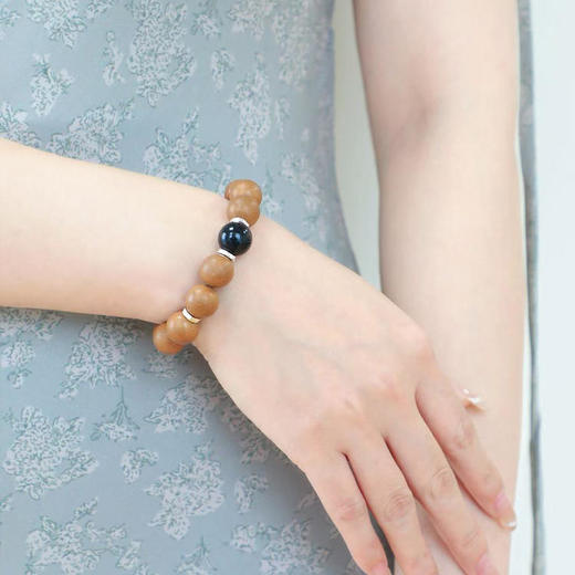 敦煌文创手链 【飞天芪韵】黄芪当归茯苓中药手串 非遗技艺合香首饰 商品图8