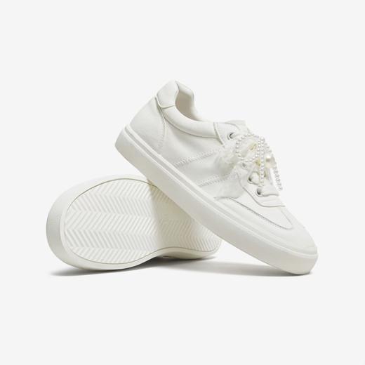 西村名物2025年秋季新款两穿小白鞋芭蕾德训鞋运动休闲鞋T25CM31931 商品图5