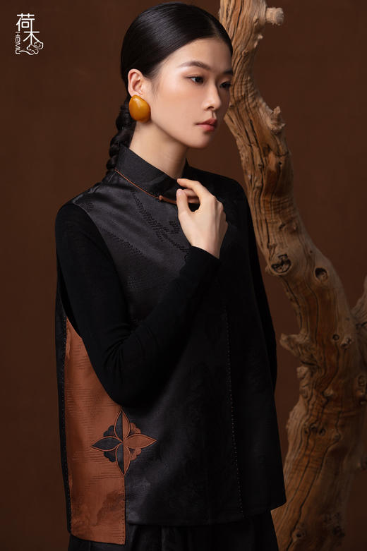 荷木HEMU丨莨绣·马甲 商品图2