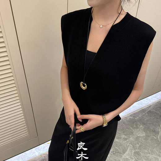 良木礼美丽诺羊毛背心（Q258286） 商品图5