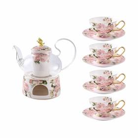 B-NX-诺轩-野玫瑰花茶杯套装