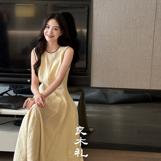 【预售7天】良木礼亚麻连衣裙（X7421） 商品图2