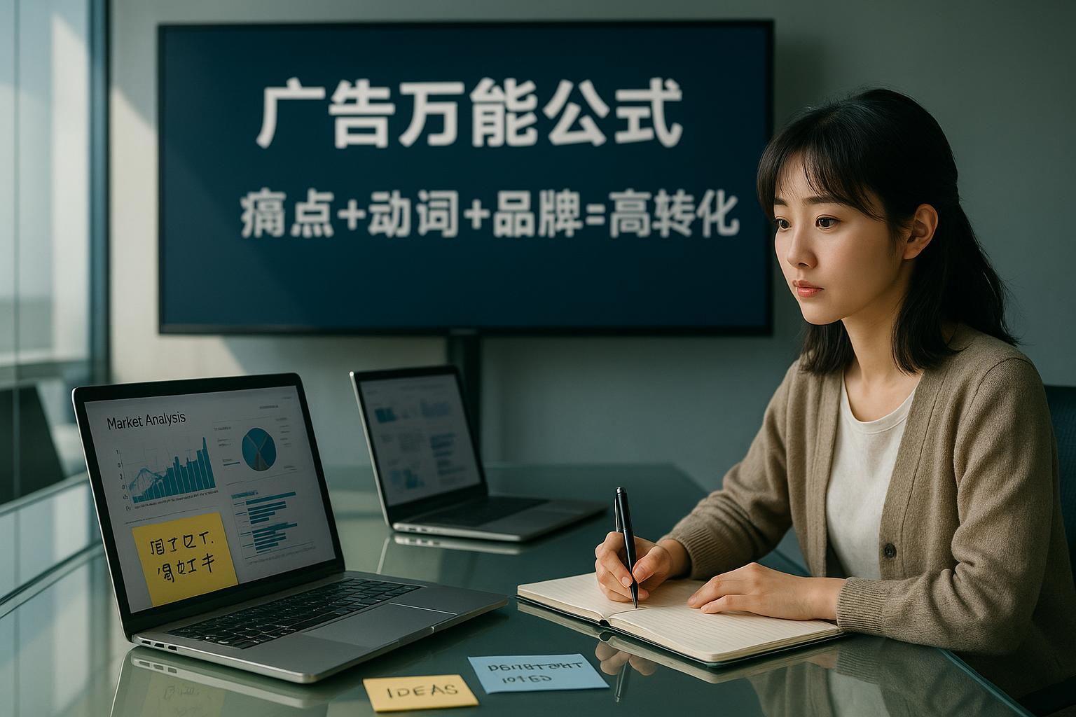广告万能公式如何组合痛点、动词和品牌？