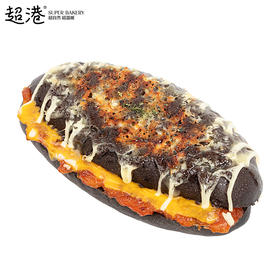 黑金瀑布腿排面包