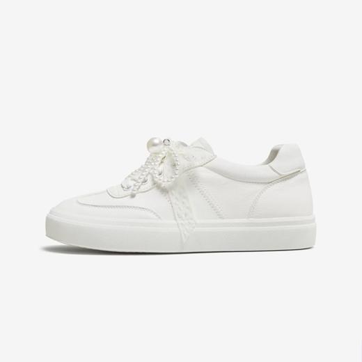 西村名物2025年秋季新款两穿小白鞋芭蕾德训鞋运动休闲鞋T25CM31931 商品图4