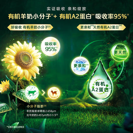 佳贝艾特晶绽有机幼儿羊奶粉3段800g 商品图3