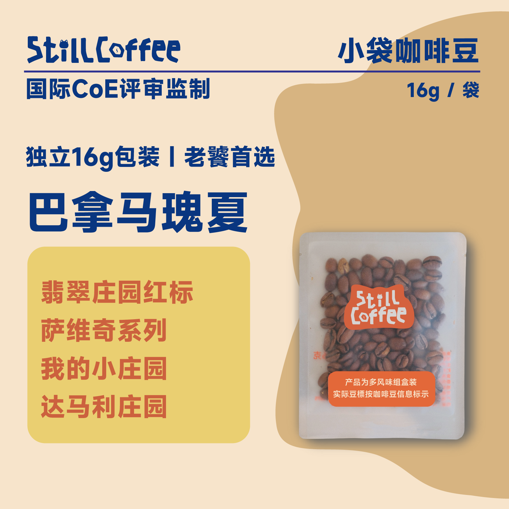 16g小袋豆｜巴拿马瑰夏
