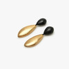 订购8周到｜MONIES-Dolbo-乌木 金箔 耳夹［丹麦设计师］ 商品缩略图0