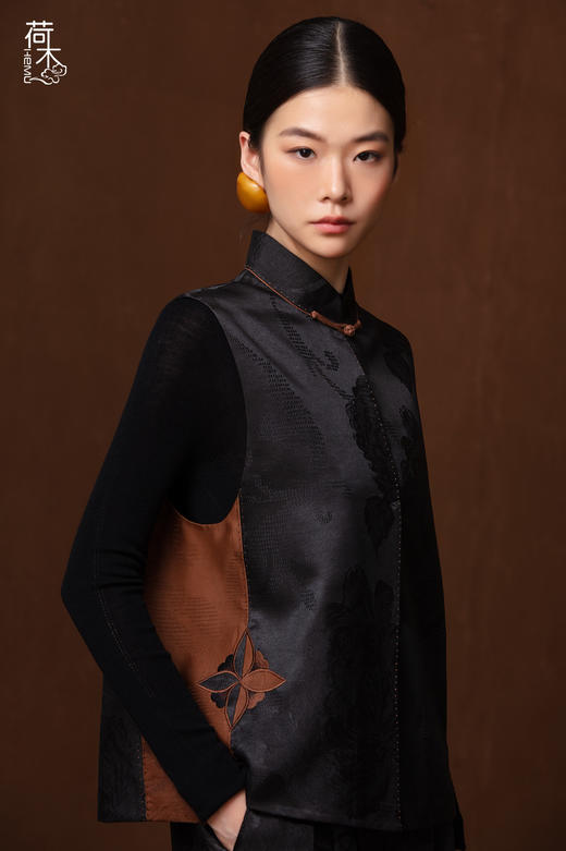 荷木HEMU丨莨绣·马甲 商品图0