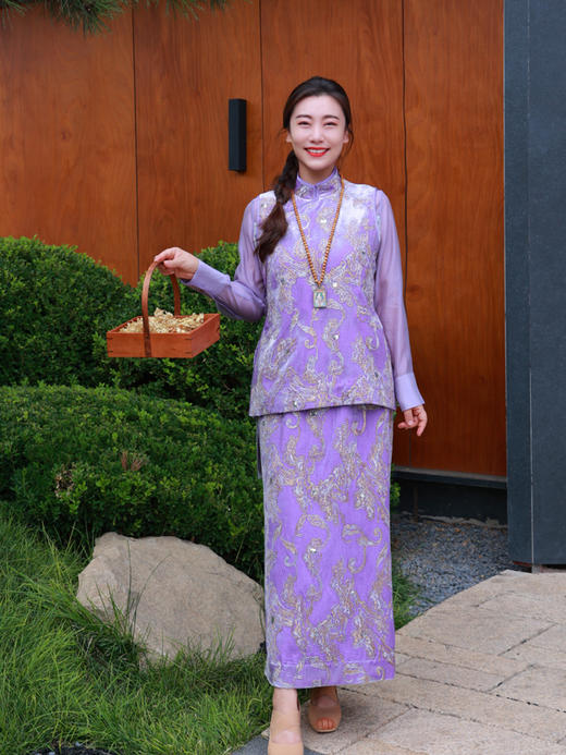 【2026东衣作】新中式半裙（25806088不争D983-1) 商品图0