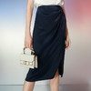 EITIE爱特爱夏季新款气质高级感提褶高腰显瘦半身裙7806503 商品缩略图3